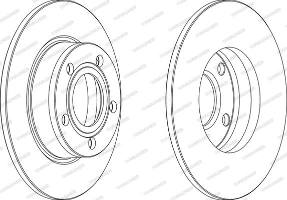 Wagner WGR1177-1 - Əyləc Diski furqanavto.az