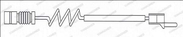 Wagner WWI326 - Xəbərdarlıq Kontakt, əyləc padinin aşınması furqanavto.az