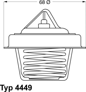 WAHLER 4449.84D - Termostat, soyuducu furqanavto.az