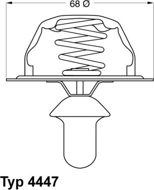 WAHLER 4447.85D - Termostat, soyuducu furqanavto.az