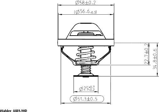 WAHLER 4489.90D - Termostat, soyuducu furqanavto.az