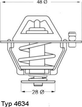 WAHLER 4634.76 - Termostat, soyuducu www.furqanavto.az