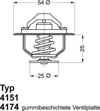 WAHLER 4174.79D - Termostat, soyuducu furqanavto.az