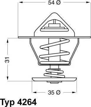 WAHLER 4256.87 - Termostat, soyuducu furqanavto.az