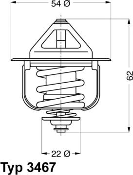 WAHLER 346785D - Termostat, soyuducu furqanavto.az