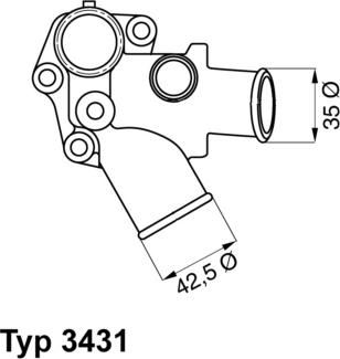 WAHLER 3431.80D - Termostat, soyuducu furqanavto.az