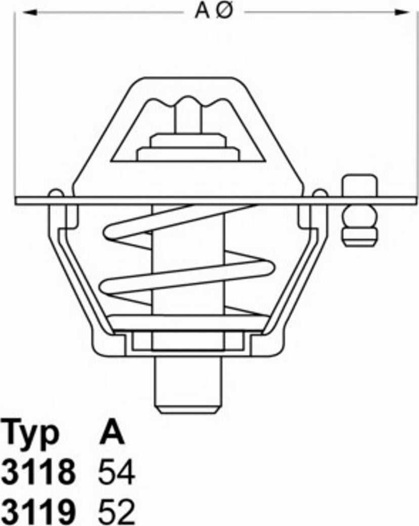 WAHLER 311892 - Termostat, soyuducu furqanavto.az