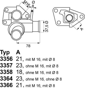 WAHLER 3356.80D - Termostat, soyuducu furqanavto.az