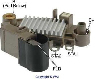 WAI M517 - Gərginlik tənzimləyicisi, alternator furqanavto.az