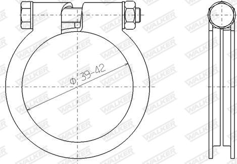 Walker 81821 - Boru birləşdiricisi, egzoz sistemi furqanavto.az