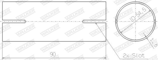 Walker 82466 - Boru birləşdiricisi, egzoz sistemi furqanavto.az