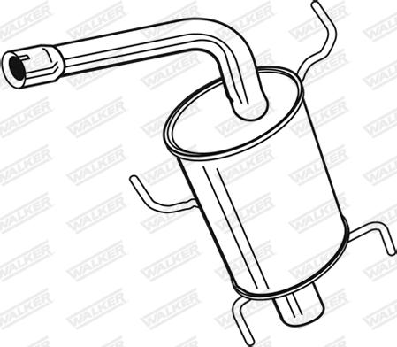 Walker 24114 - Son səsboğucu furqanavto.az