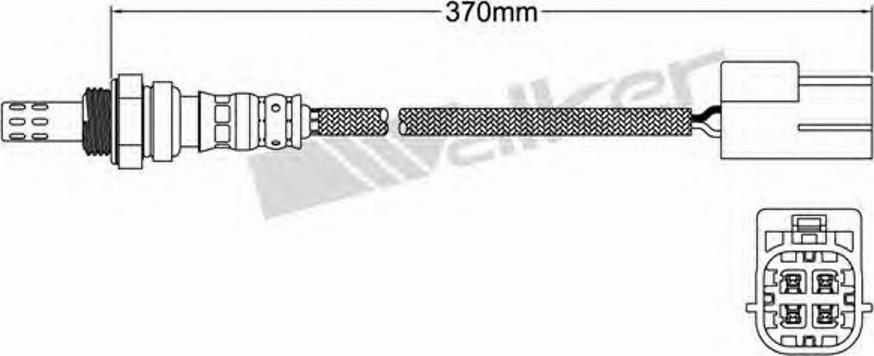 Walker 250-24452 - Lambda Sensoru www.furqanavto.az