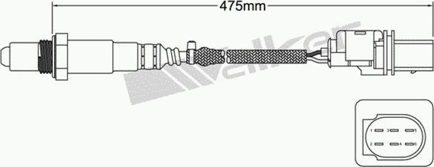 Walker 250-25025 - Lambda Sensoru furqanavto.az