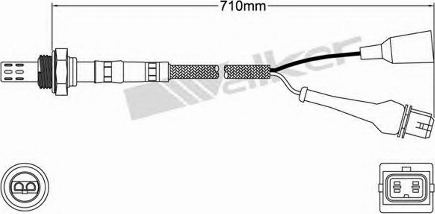 Walker 250-23028 - Lambda Sensoru furqanavto.az