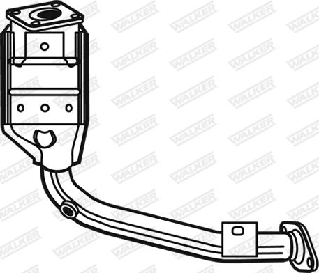 Walker 28598 - Katalitik çevirici furqanavto.az