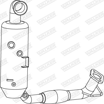 Walker 73380 - Tüs / Hissəcik filtri, egzoz sistemi furqanavto.az