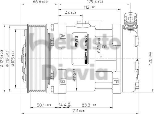 Webasto 82D015506MA - Kompressor, kondisioner furqanavto.az