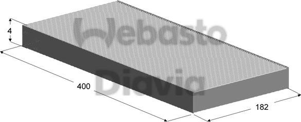 Webasto 82D0325142A - Filtr, daxili hava furqanavto.az