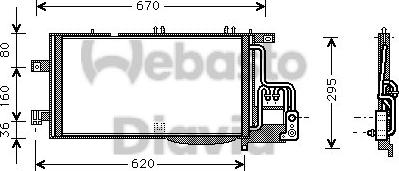 Webasto 82D0225498A - Kondenser, kondisioner furqanavto.az