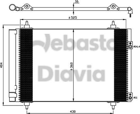 Webasto 82D0225548A - Kondenser, kondisioner furqanavto.az