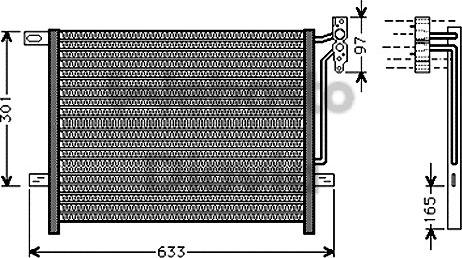 Webasto 82D0225547A - Kondenser, kondisioner furqanavto.az