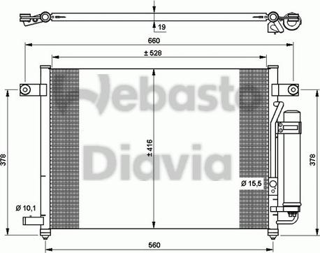 Webasto 82D0225515A - Kondenser, kondisioner furqanavto.az