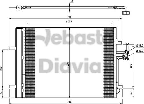 Webasto 82D0225670A - Kondenser, kondisioner furqanavto.az