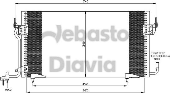 Webasto 82D0225117MS1A - Kondenser, kondisioner furqanavto.az