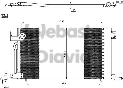 Webasto 82D0225176MA - Kondenser, kondisioner furqanavto.az