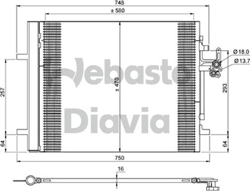 Webasto 82D0225710A - Kondenser, kondisioner furqanavto.az