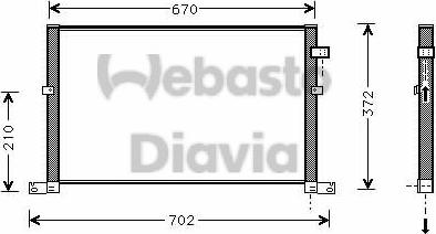 Webasto 82D0226117MA - Kondenser, kondisioner furqanavto.az