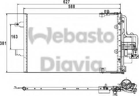 Webasto 82D0226211MA - Kondenser, kondisioner furqanavto.az