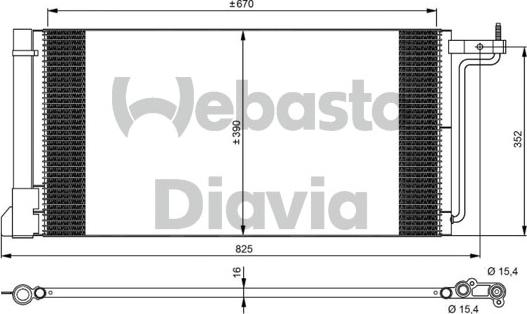 Webasto 82D0226287MA - Kondenser, kondisioner furqanavto.az