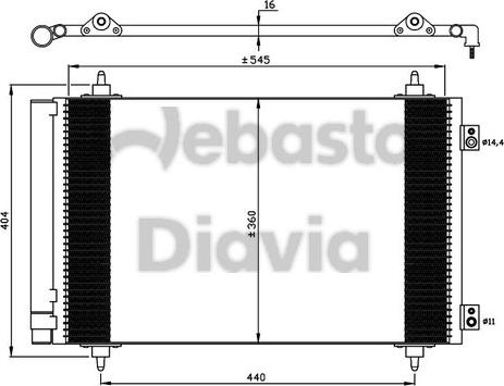 Webasto 82D0226238MA - Kondenser, kondisioner furqanavto.az