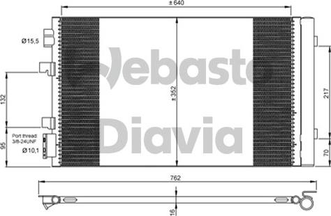 Webasto 82D0226272MA - Kondenser, kondisioner furqanavto.az