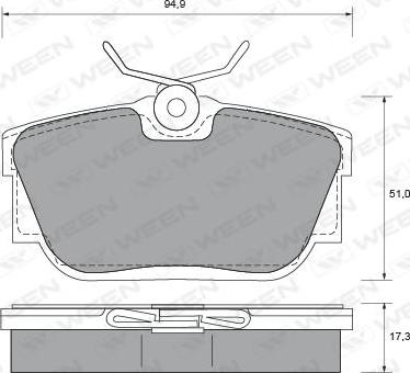 INTERBRAKE DP41340 - Əyləc altlığı dəsti, əyləc diski furqanavto.az