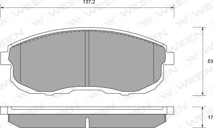 BOSCH 986461139 - Əyləc altlığı dəsti, əyləc diski furqanavto.az