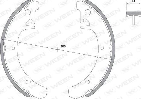 Ween 152-2002 - Əyləc Başlığı Dəsti furqanavto.az