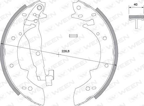 Ween 152-2036 - Əyləc Başlığı Dəsti furqanavto.az