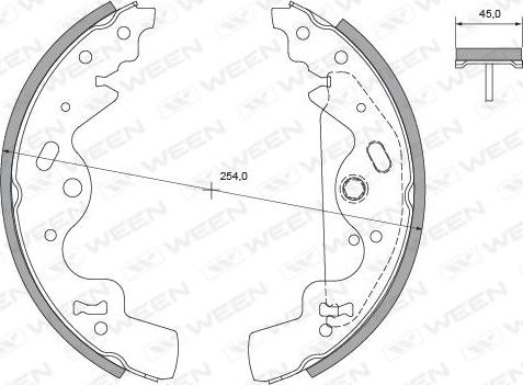 Ween 152-2133 - Əyləc Başlığı Dəsti furqanavto.az