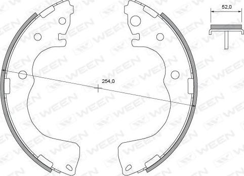 Ween 152-2346 - Əyləc Başlığı Dəsti furqanavto.az