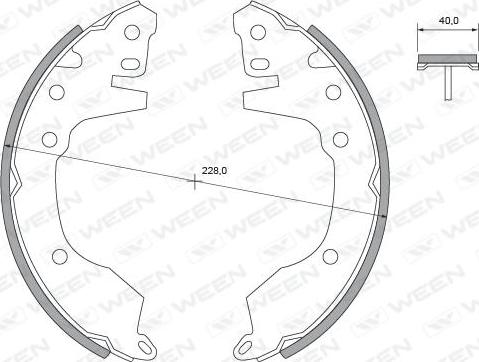 Ween 152-2365 - Əyləc Başlığı Dəsti furqanavto.az