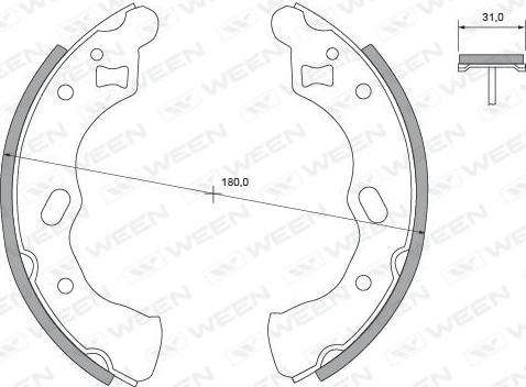 Ween 152-2389 - Əyləc Başlığı Dəsti furqanavto.az