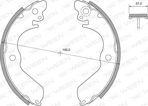 Ween 152-2380 - Əyləc Başlığı Dəsti furqanavto.az