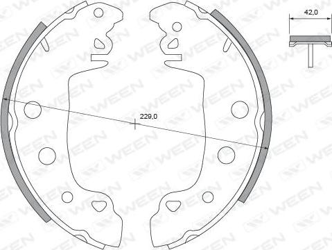 Ween 152-2338 - Əyləc Başlığı Dəsti furqanavto.az