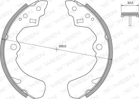 Ween 152-2376 - Əyləc Başlığı Dəsti furqanavto.az