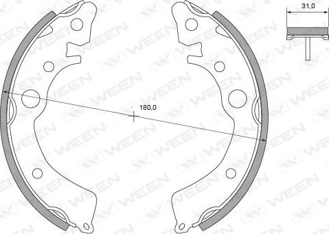 Ween 152-2205 - Əyləc Başlığı Dəsti furqanavto.az