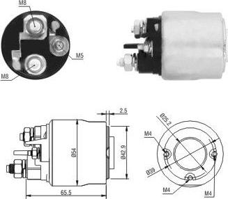 WE PARTS 471480017 - Solenoid açarı, başlanğıc furqanavto.az