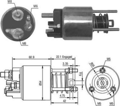 WE PARTS 471480076 - Solenoid açarı, başlanğıc furqanavto.az